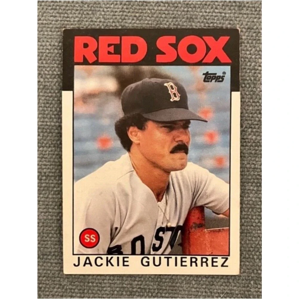 1986 Topps Boston Red Sox Baseball Card